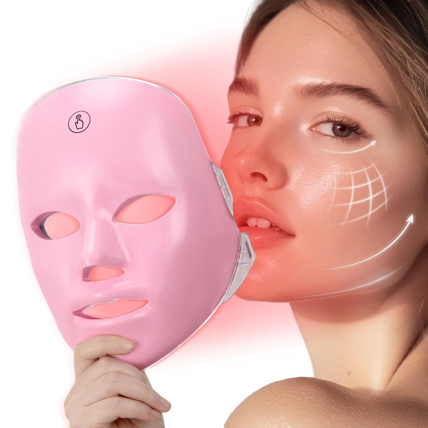 Maschera LED Fototerapia Viso – Il Segreto di una Luminosità Naturale